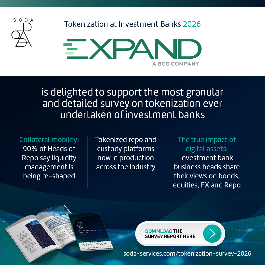 SODA Tokenization at Investment Banks Survey 2026